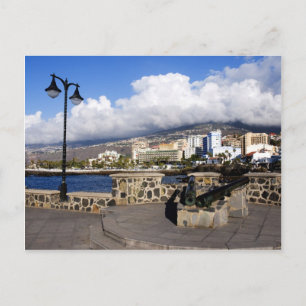 Carte Postale Vue de Puerto de la Cruz depuis Plaza de Europa