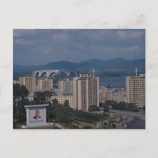 Carte Postale Vue de Pyongyang, Corée du Nord