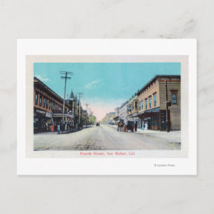 Carte Postale Vue de quatrième rue San Rafael, CA