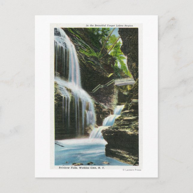 Carte Postale Vue de Rainbow Falls 2 (Devant)
