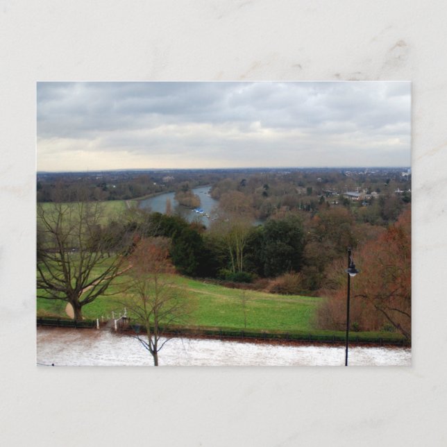 Carte Postale Vue de Richmond Hill Terrace, Surrey, Angleterre (Devant)