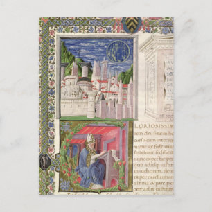 Carte Postale Vue de Rome comme la Cité de Dieu