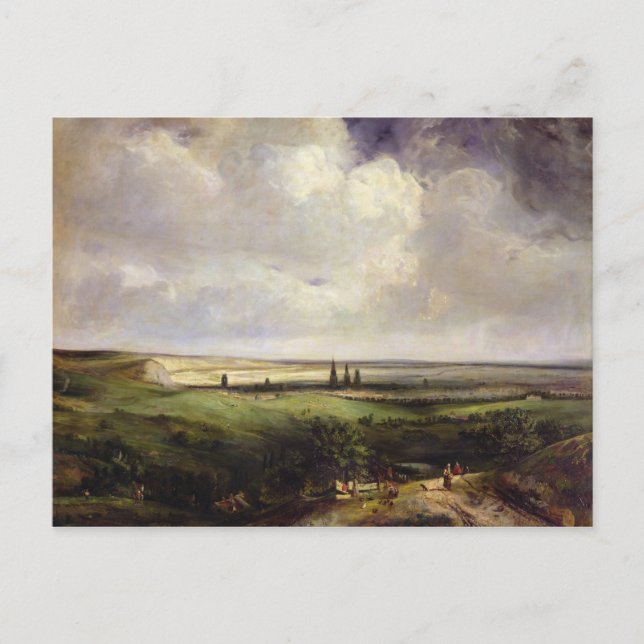 Carte Postale Vue de Rouen, 1831 (Devant)