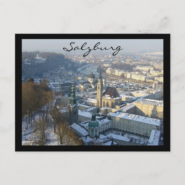 Carte Postale vue de salzbourg (Devant)