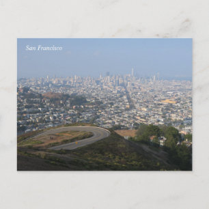 Carte Postale Vue de San Francisco depuis Twin Peaks