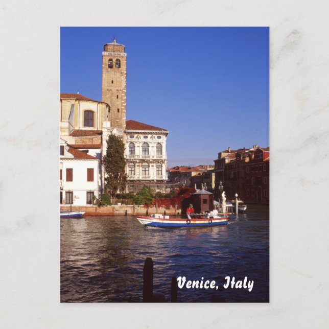 Carte Postale Vue de San Geremia, Venise (Devant)