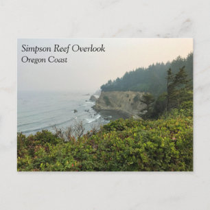 Carte Postale Vue de Simpson Reef Overlook, Côte de l'Oregon