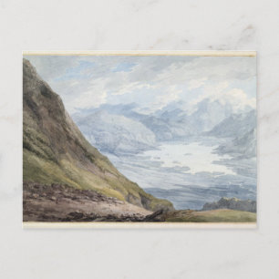 Carte Postale Vue de Skiddaw sur Derwentwater (avec c sur le pén