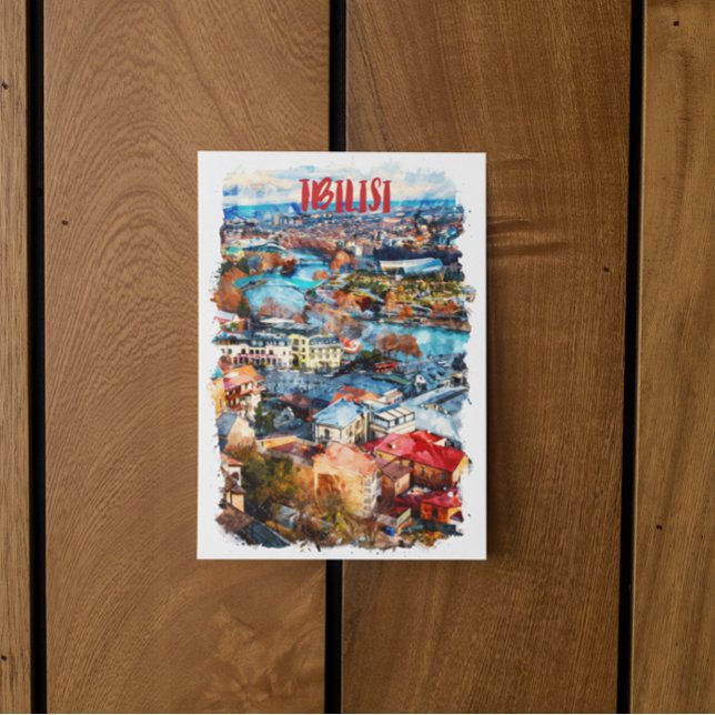 Carte Postale Vue de Tbilisi Georgia (tbilisi georgia postcard)