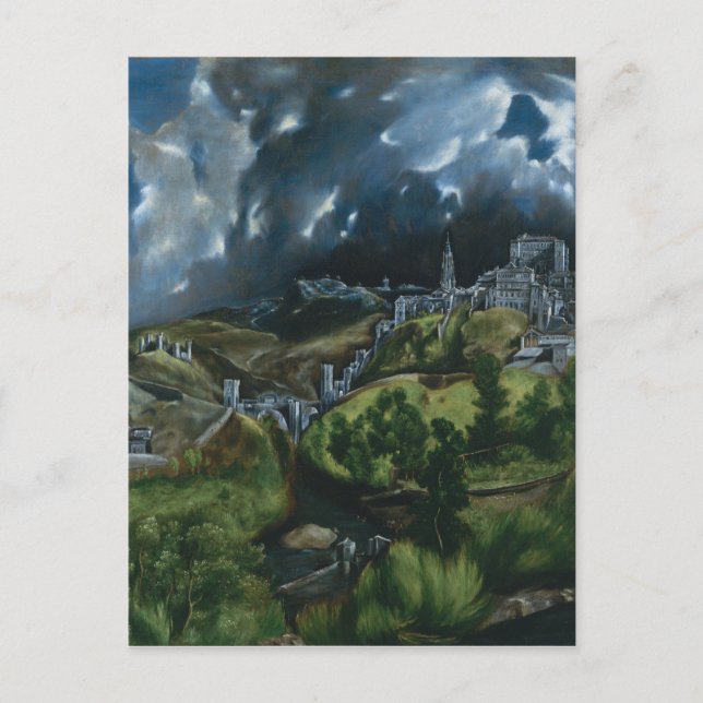 Carte Postale Vue de Tolède, El Greco (Devant)