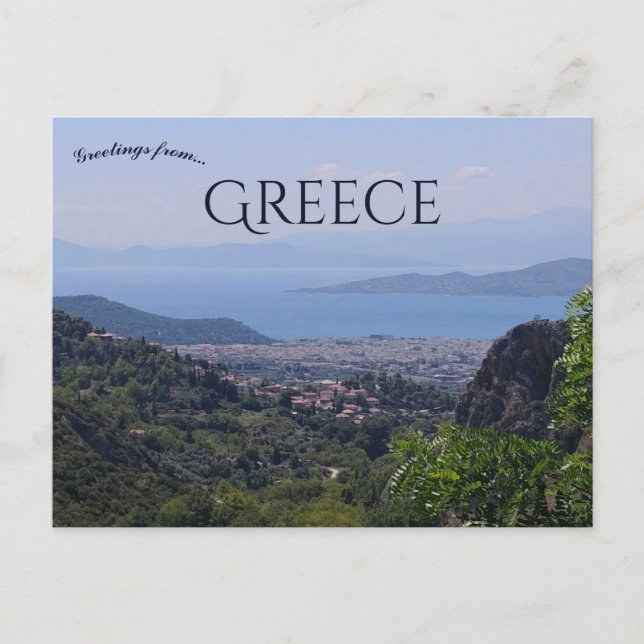 Carte Postale Vue de Volos Grèce (Devant)