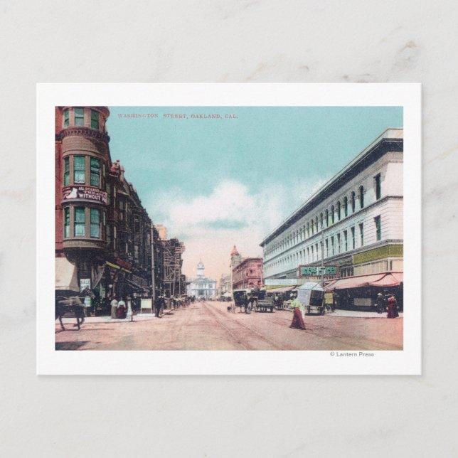 Carte Postale Vue de Washington StreetOakland, CA (Devant)