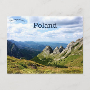 Carte Postale Vue de Zakopane Pologne