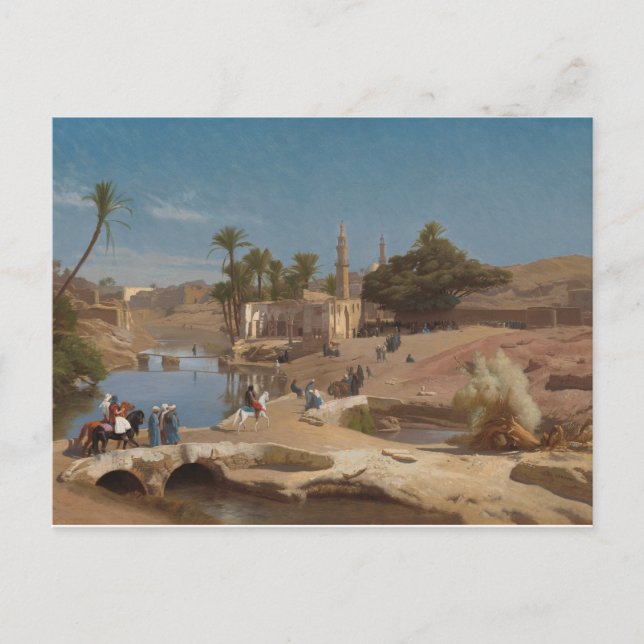 Carte Postale Vue d'EL-Fayoum de Medinet (Devant)