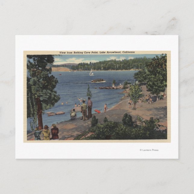 Carte Postale Vue depuis Bathing Cove Point (Devant)