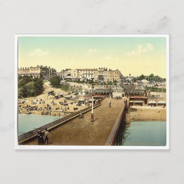 Carte Postale Vue depuis la jetée, II., Sud-sur-mer, Angleterre (Devant)