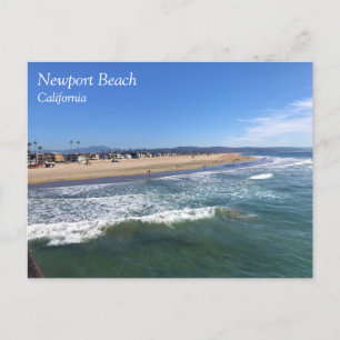 Carte Postale Vue depuis la jetée, Newport Beach, Californie
