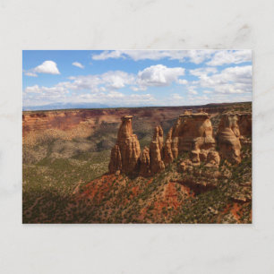 Carte Postale Vue depuis le sentier Canyon Rim au Monument de Co
