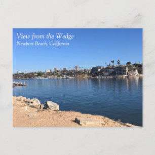 Carte Postale Vue depuis le Wedge, Newport Beach, Californie
