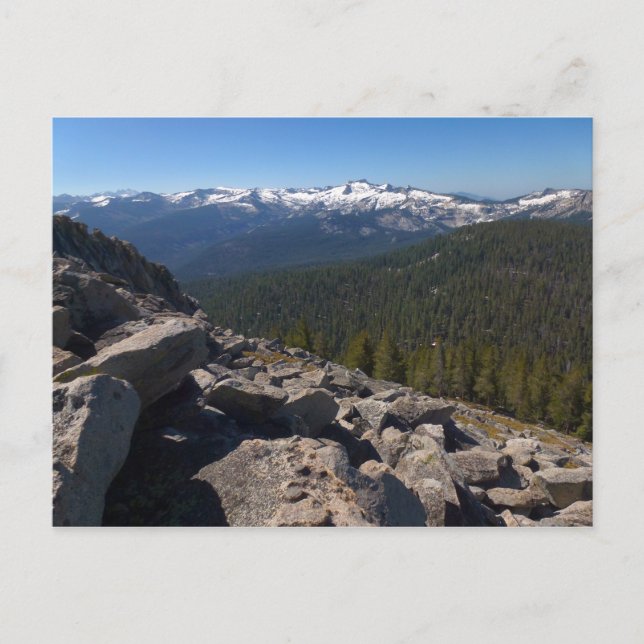 Carte Postale Vue depuis Mitchell Peak à Sequoia National Park (Devant)