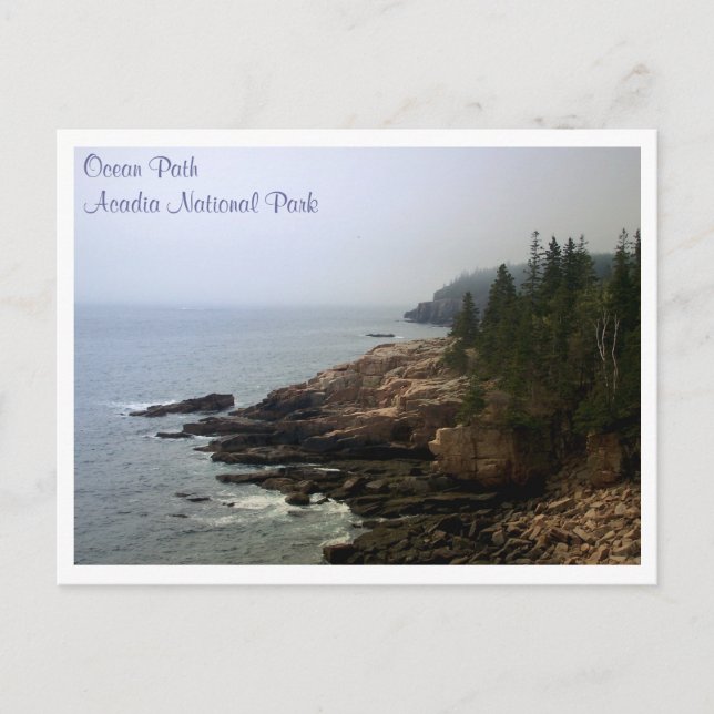 Carte Postale Vue depuis Ocean Path (Devant)