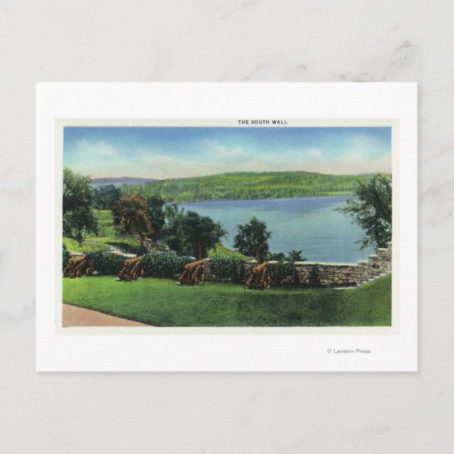 Carte Postale Vue des Canons et du Mur du Sud (Devant)