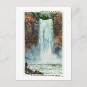 Carte Postale Vue des chutes de Taughannock depuis le bas