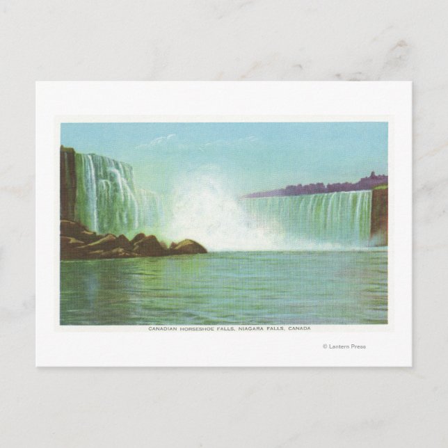 Carte Postale Vue des chutes du fer à cheval (Devant)