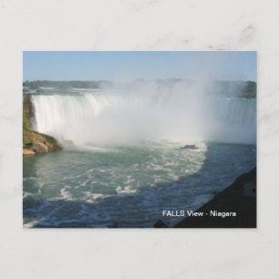 Carte Postale Vue des chutes : Niagara USA Canada