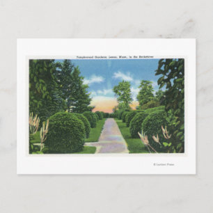Carte Postale Vue des jardins de Tanglewood # 2