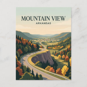 Carte Postale Vue-des-Montagnes États-Unis