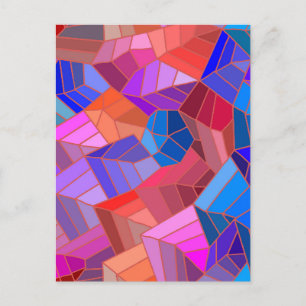 Carte Postale Vue des montagnes fantastiques depuis le ciel