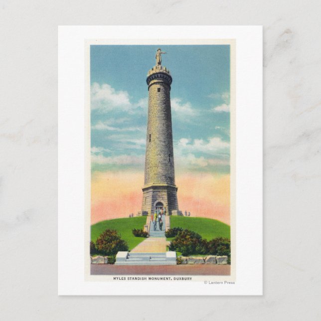 Carte Postale Vue des Myles Standish Monument # 2 (Devant)