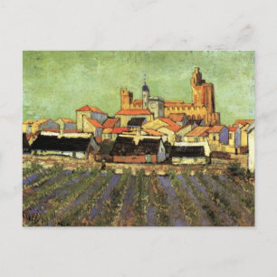 Carte Postale Vue des Saintes Maries par Vincent van Gogh