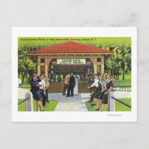 Carte Postale Vue des touristes à la Maison de Printemps Hathorn
