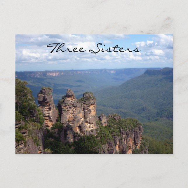 Carte Postale vue des trois sœurs (Devant)