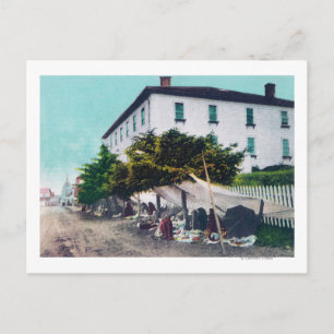 Carte Postale Vue d'Eskimo Curio VendersSitka, AK