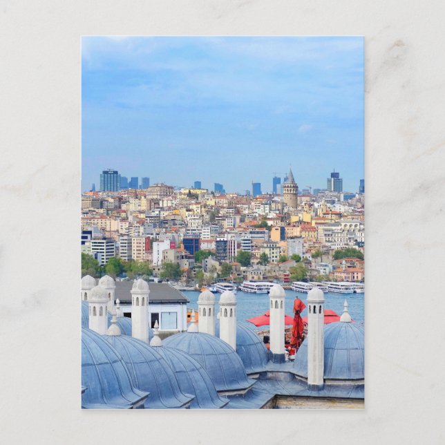 Carte Postale Vue d'Istanbul (Devant)