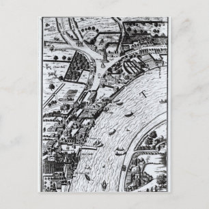 Carte Postale Vue d'oiseau sur la Tamise