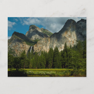 Carte Postale Vue dramatique de la vallée de Yosemite depuis les
