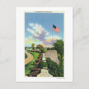 Carte Postale Vue du bastion du drapeau et de la paroi sud