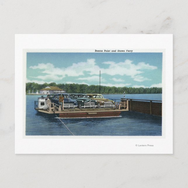 Carte Postale Vue du Bemus Point et du Stow Ferry (Devant)