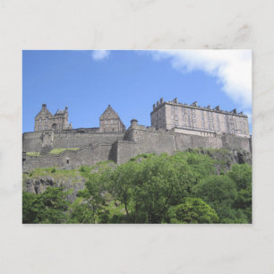 Carte Postale Vue du château d'Édimbourg, Édimbourg, Écosse, 3