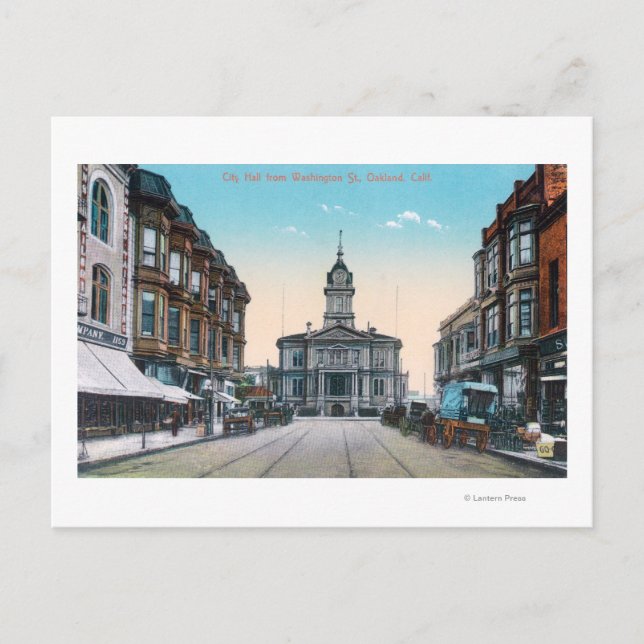 Carte Postale Vue du City Hall Bldg de Washington St (Devant)