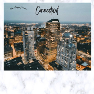 Carte Postale Vue du Connecticut de Hartford