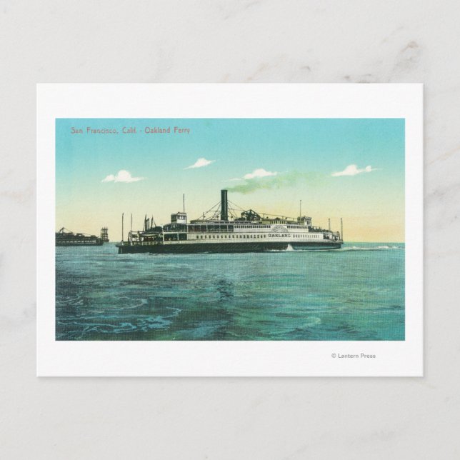 Carte Postale Vue du ferry Oakland (Devant)