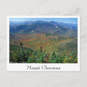 Carte Postale Vue du feuillage du mont Chocorua Montagnes blanch