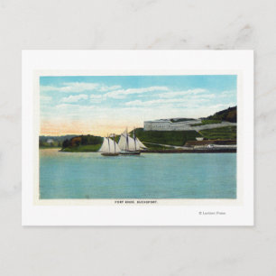 Carte Postale Vue du front de mer de Fort Knox