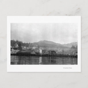 Carte Postale Vue du front de mer de Ketchikan, Alaska