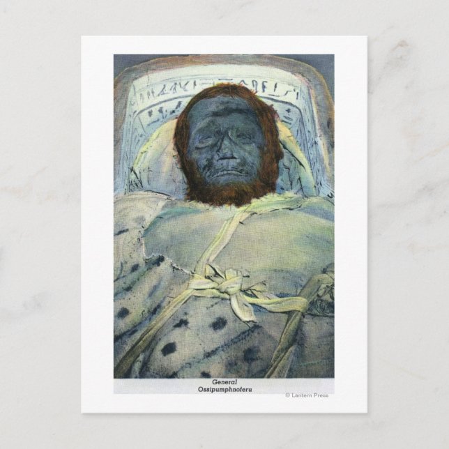 Carte Postale Vue du général Ossipumphnoferu Mummy (Devant)